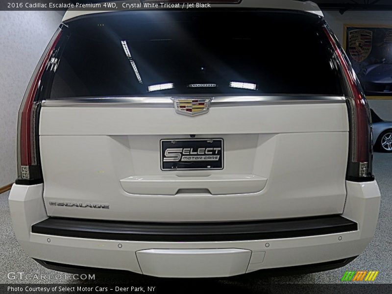 Crystal White Tricoat / Jet Black 2016 Cadillac Escalade Premium 4WD