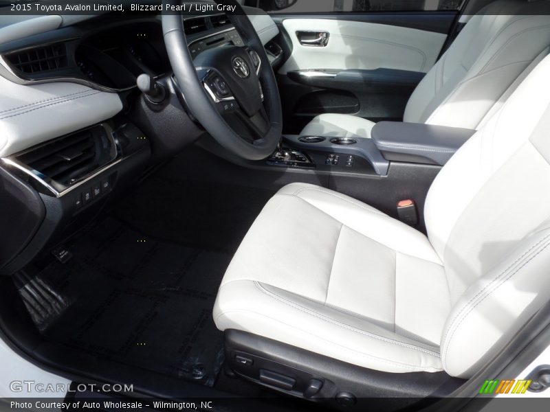 Blizzard Pearl / Light Gray 2015 Toyota Avalon Limited