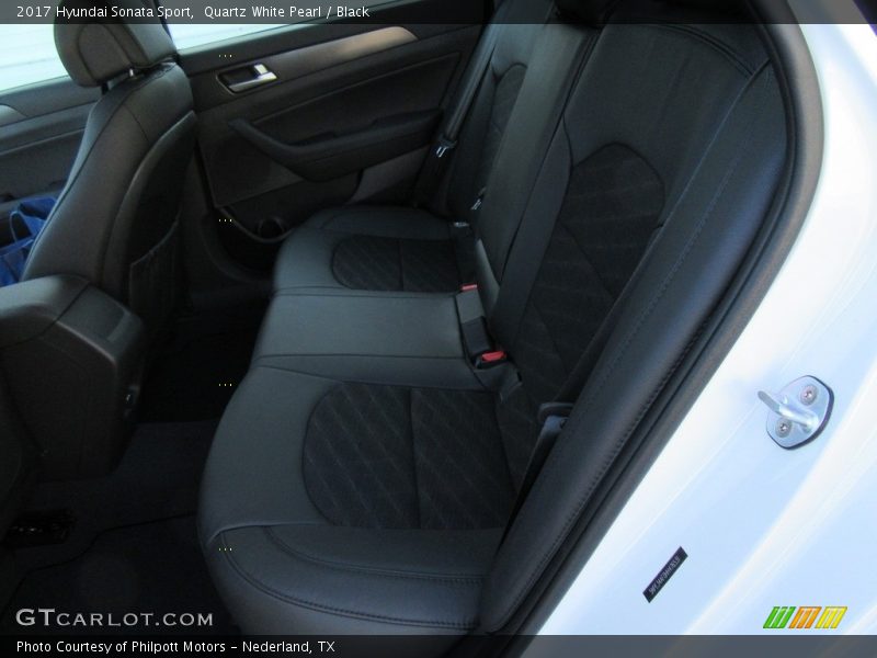 Quartz White Pearl / Black 2017 Hyundai Sonata Sport