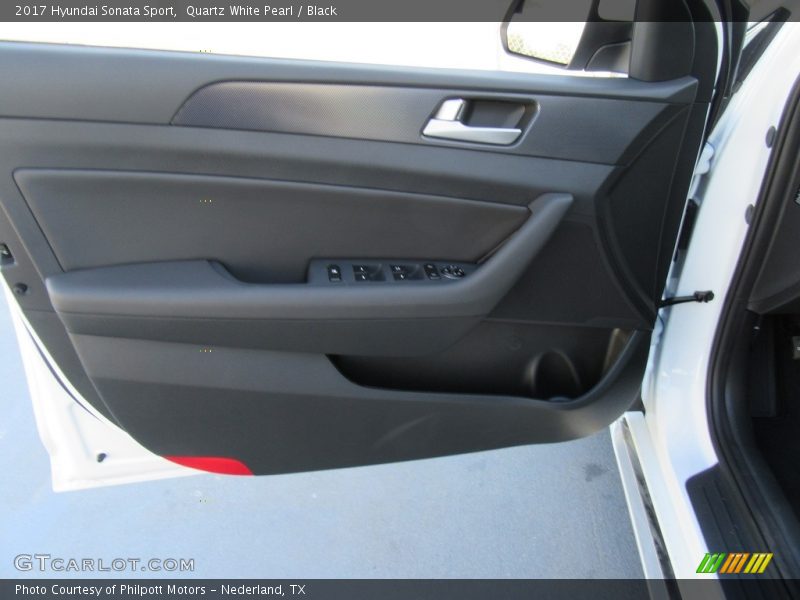 Quartz White Pearl / Black 2017 Hyundai Sonata Sport