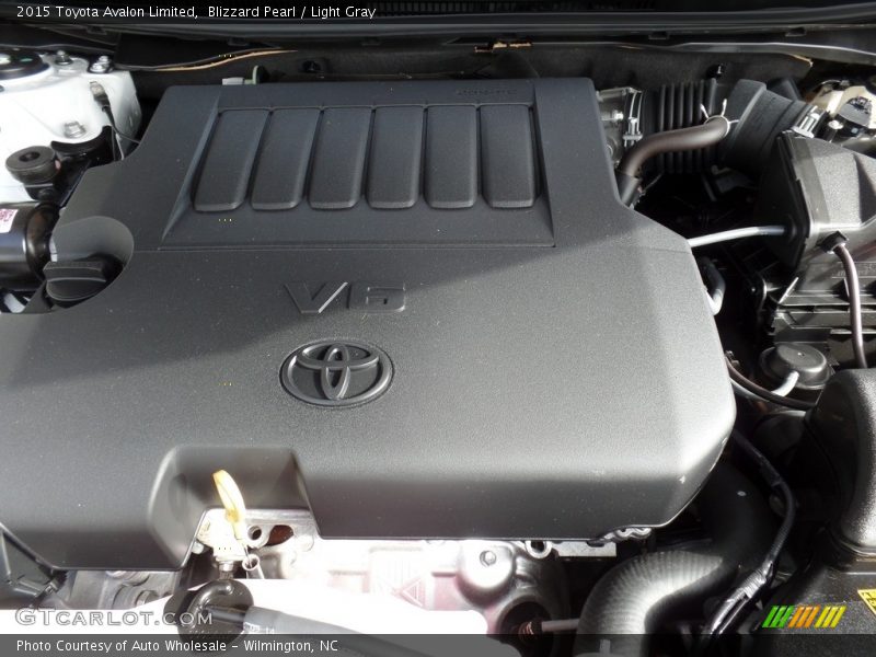 Blizzard Pearl / Light Gray 2015 Toyota Avalon Limited