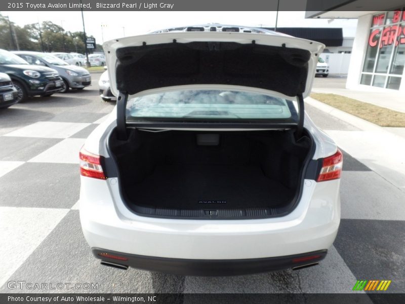 Blizzard Pearl / Light Gray 2015 Toyota Avalon Limited