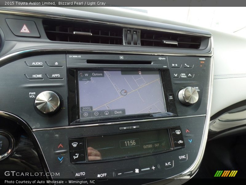 Blizzard Pearl / Light Gray 2015 Toyota Avalon Limited