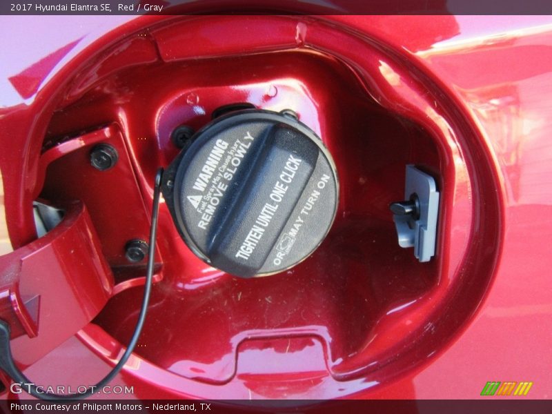 Red / Gray 2017 Hyundai Elantra SE
