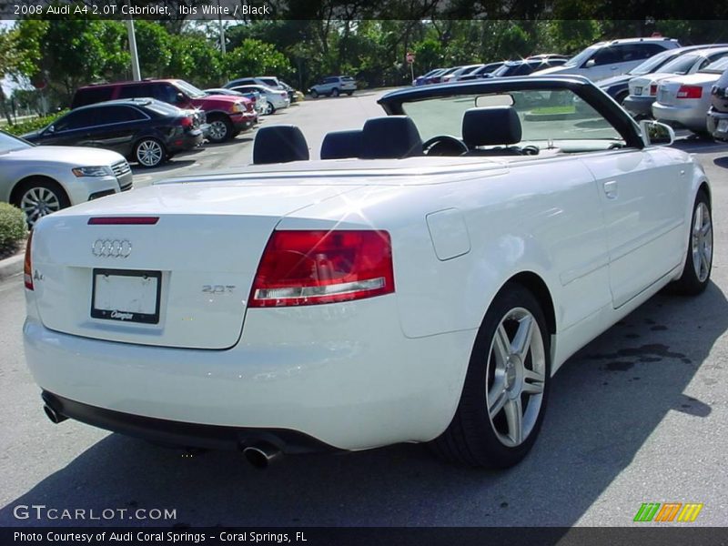 Ibis White / Black 2008 Audi A4 2.0T Cabriolet