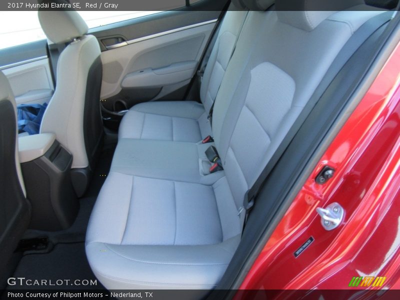 Red / Gray 2017 Hyundai Elantra SE