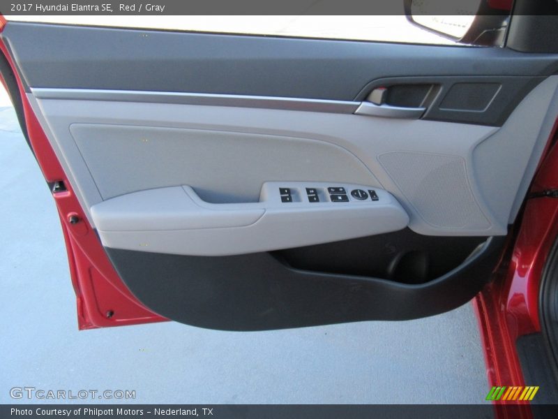 Red / Gray 2017 Hyundai Elantra SE