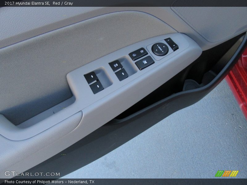 Red / Gray 2017 Hyundai Elantra SE