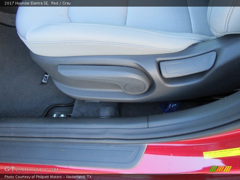 Red / Gray 2017 Hyundai Elantra SE