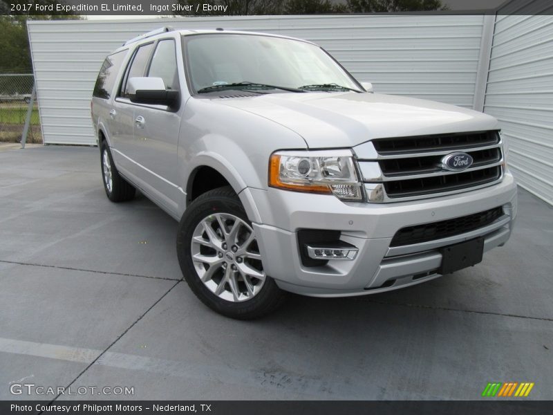 Ingot Silver / Ebony 2017 Ford Expedition EL Limited