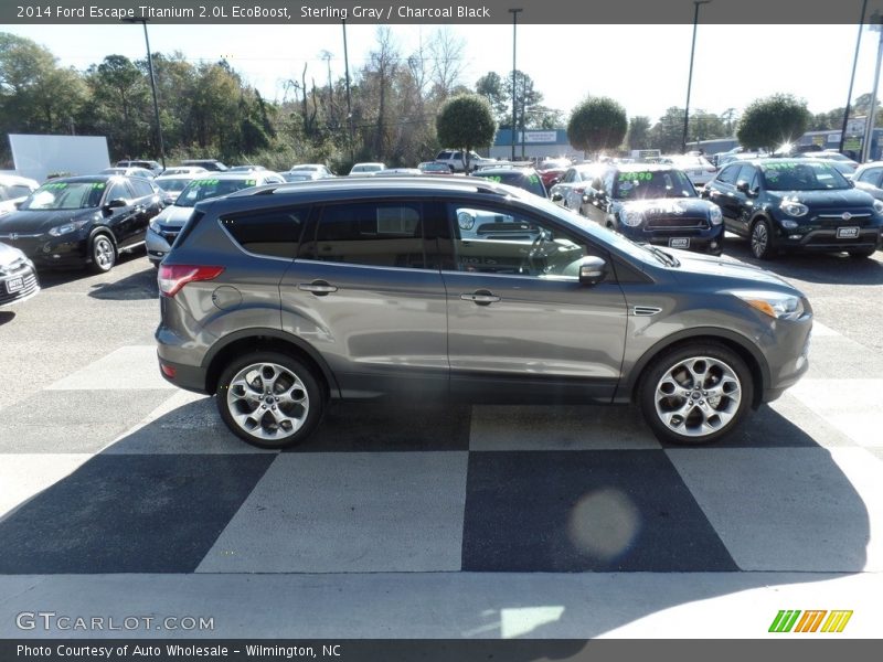Sterling Gray / Charcoal Black 2014 Ford Escape Titanium 2.0L EcoBoost