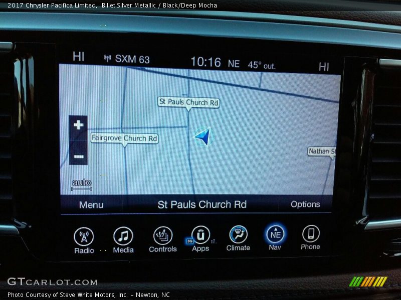 Billet Silver Metallic / Black/Deep Mocha 2017 Chrysler Pacifica Limited