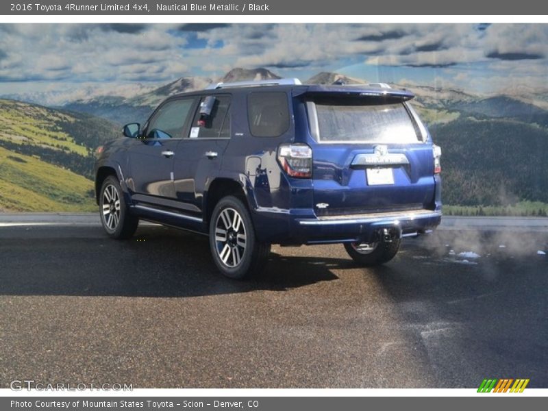 Nautical Blue Metallic / Black 2016 Toyota 4Runner Limited 4x4