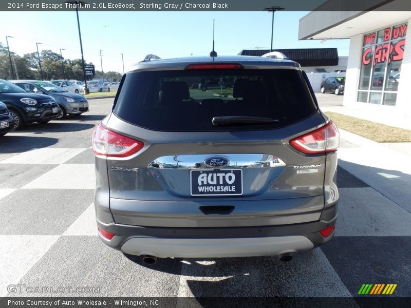 Sterling Gray / Charcoal Black 2014 Ford Escape Titanium 2.0L EcoBoost