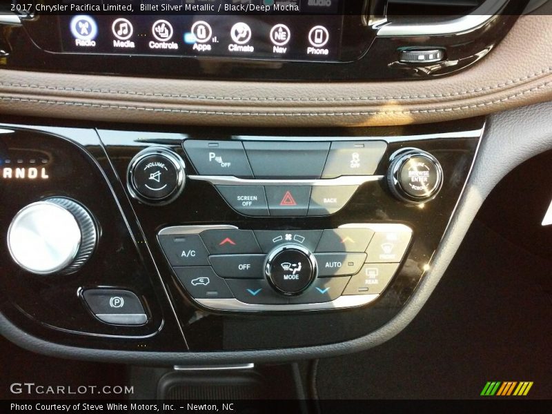 Billet Silver Metallic / Black/Deep Mocha 2017 Chrysler Pacifica Limited