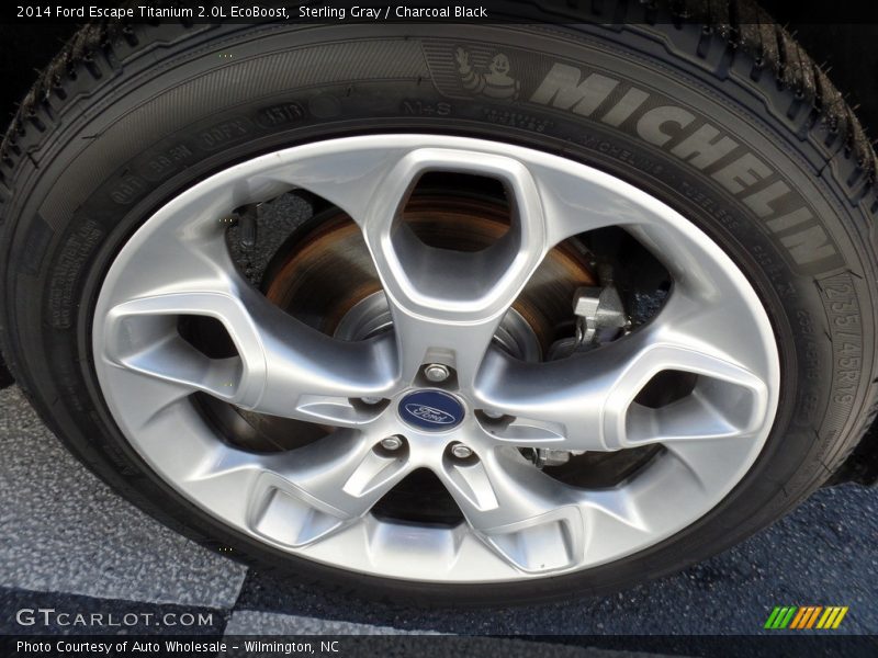 Sterling Gray / Charcoal Black 2014 Ford Escape Titanium 2.0L EcoBoost