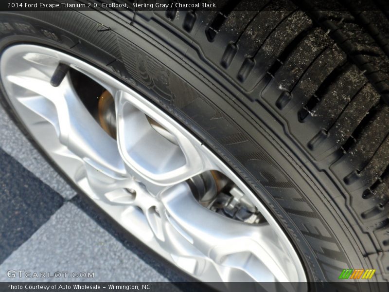 Sterling Gray / Charcoal Black 2014 Ford Escape Titanium 2.0L EcoBoost