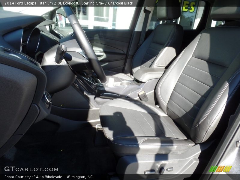 Sterling Gray / Charcoal Black 2014 Ford Escape Titanium 2.0L EcoBoost