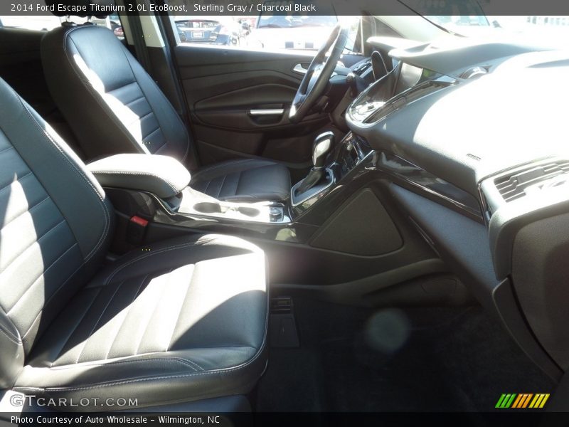 Sterling Gray / Charcoal Black 2014 Ford Escape Titanium 2.0L EcoBoost
