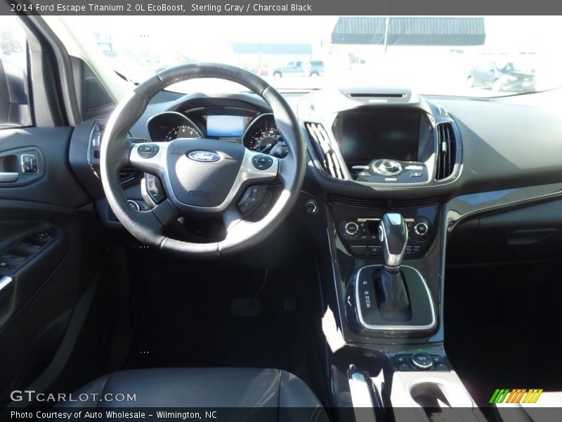 Sterling Gray / Charcoal Black 2014 Ford Escape Titanium 2.0L EcoBoost