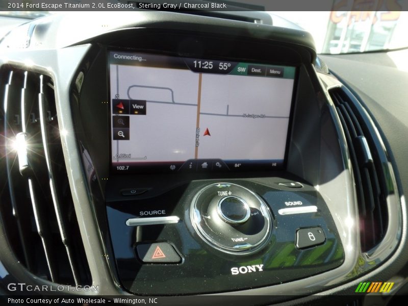 Sterling Gray / Charcoal Black 2014 Ford Escape Titanium 2.0L EcoBoost