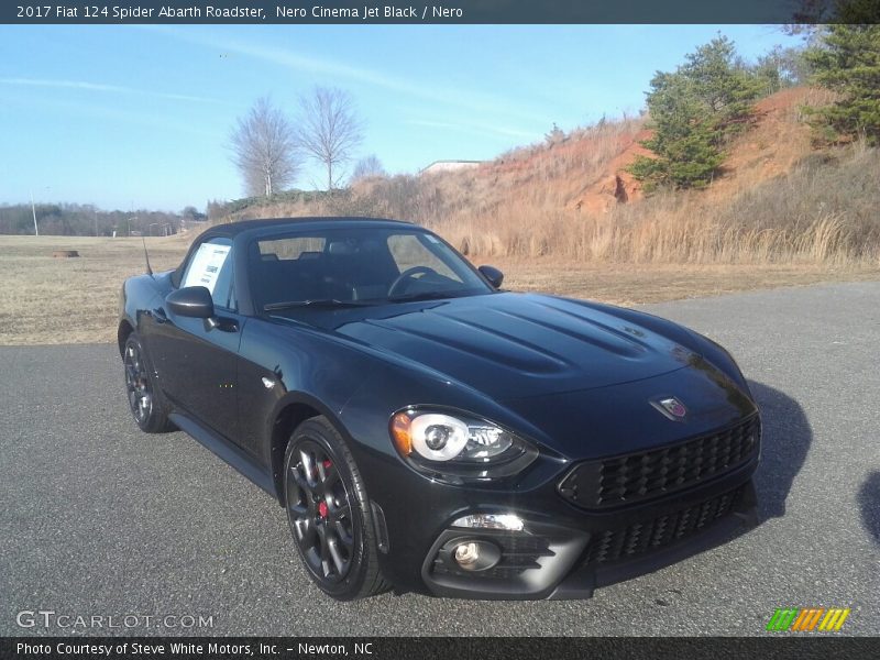 Nero Cinema Jet Black / Nero 2017 Fiat 124 Spider Abarth Roadster