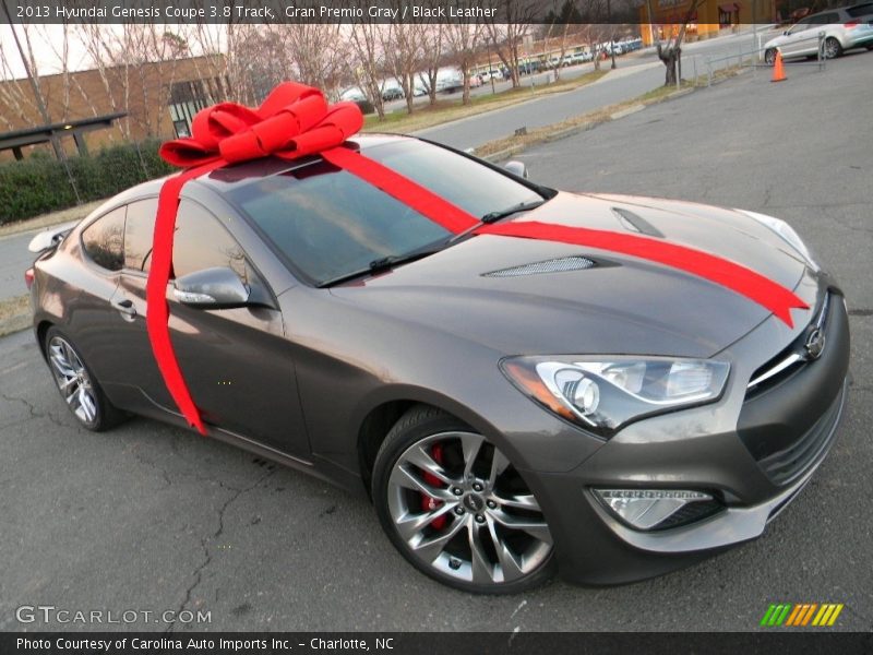 Gran Premio Gray / Black Leather 2013 Hyundai Genesis Coupe 3.8 Track