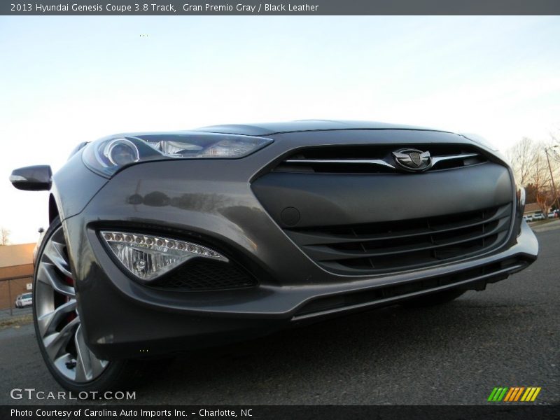 Gran Premio Gray / Black Leather 2013 Hyundai Genesis Coupe 3.8 Track