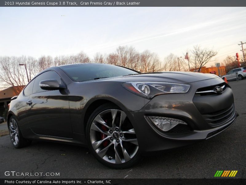 Gran Premio Gray / Black Leather 2013 Hyundai Genesis Coupe 3.8 Track