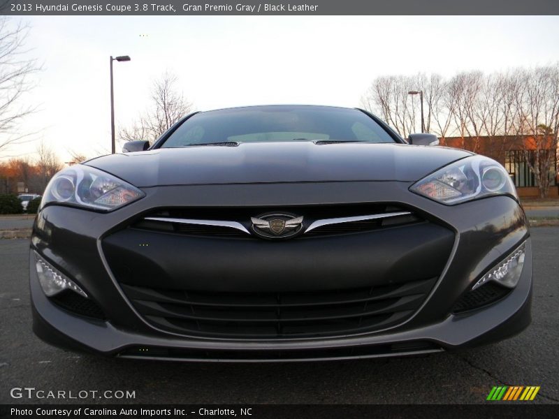 Gran Premio Gray / Black Leather 2013 Hyundai Genesis Coupe 3.8 Track