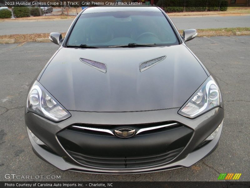Gran Premio Gray / Black Leather 2013 Hyundai Genesis Coupe 3.8 Track