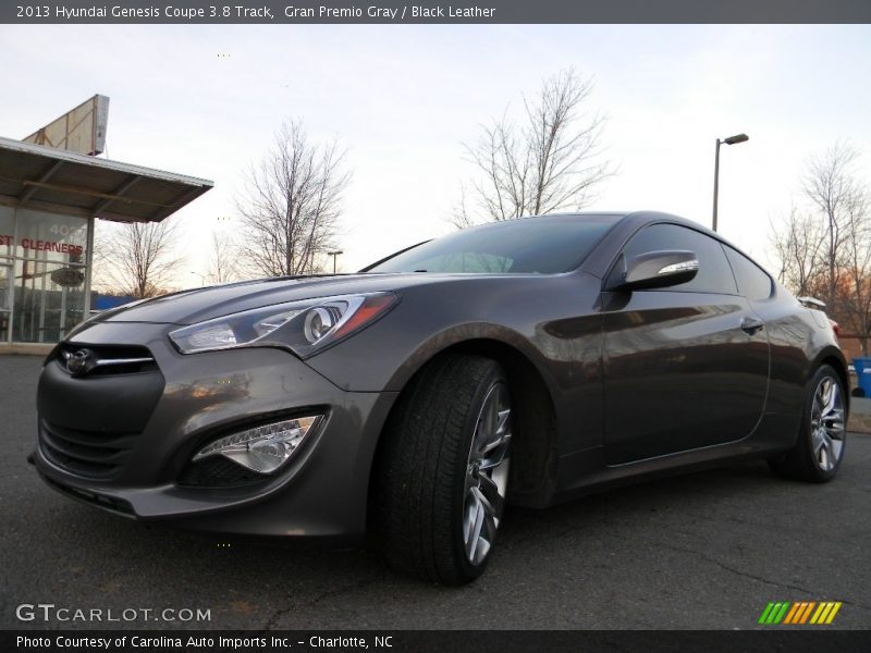 Gran Premio Gray / Black Leather 2013 Hyundai Genesis Coupe 3.8 Track