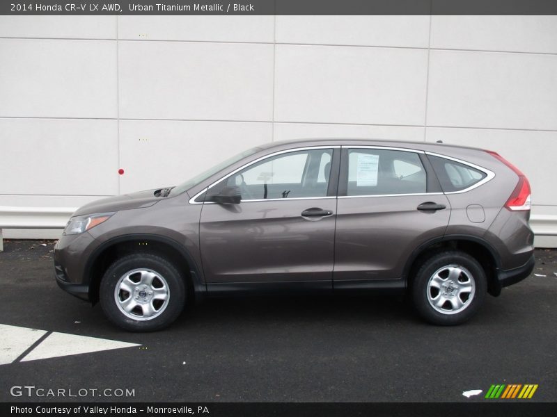 Urban Titanium Metallic / Black 2014 Honda CR-V LX AWD