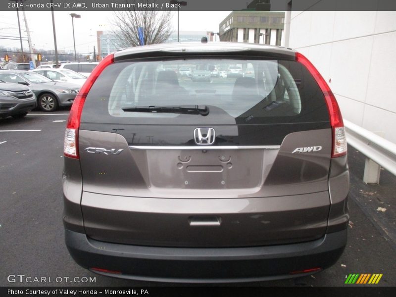 Urban Titanium Metallic / Black 2014 Honda CR-V LX AWD