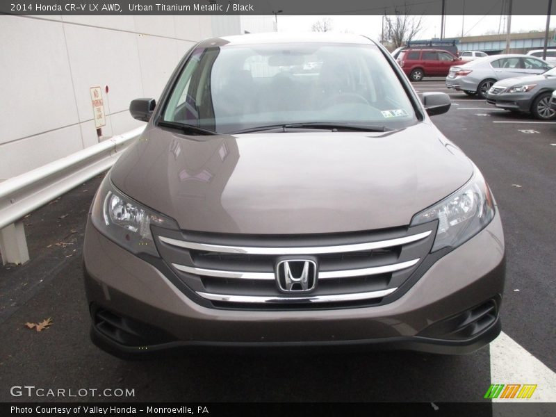 Urban Titanium Metallic / Black 2014 Honda CR-V LX AWD