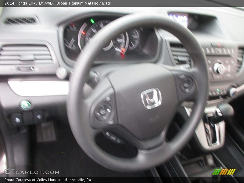 Urban Titanium Metallic / Black 2014 Honda CR-V LX AWD