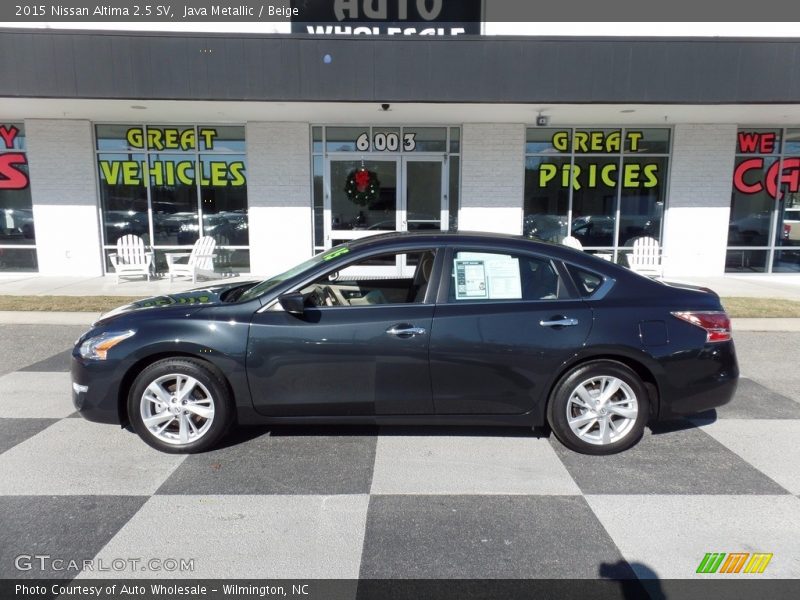 Java Metallic / Beige 2015 Nissan Altima 2.5 SV