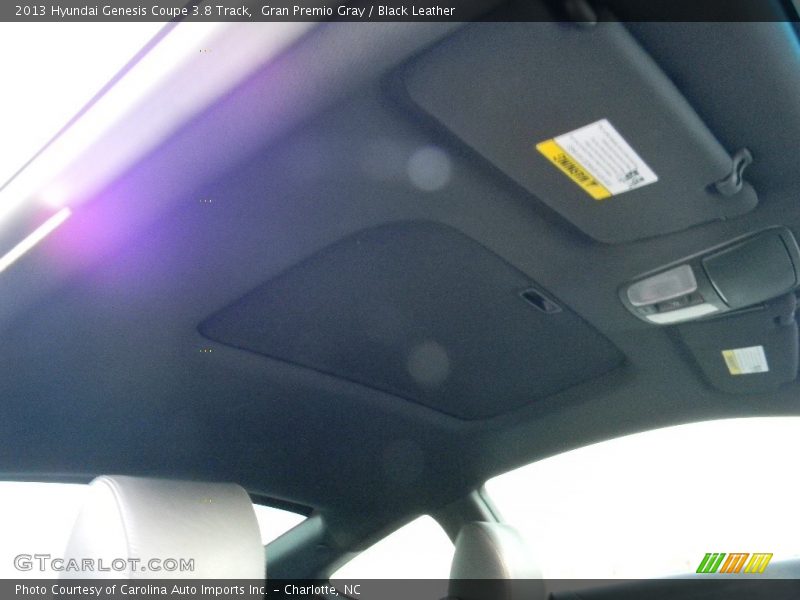 Gran Premio Gray / Black Leather 2013 Hyundai Genesis Coupe 3.8 Track