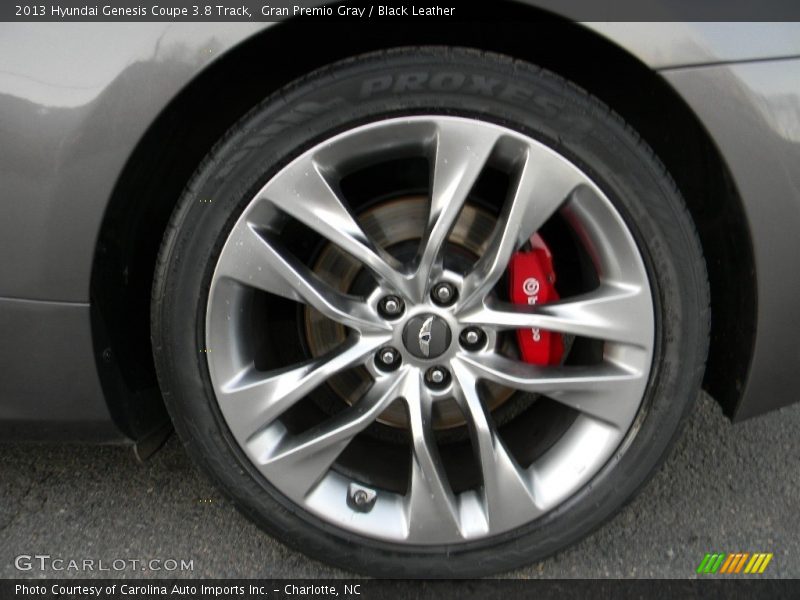 Gran Premio Gray / Black Leather 2013 Hyundai Genesis Coupe 3.8 Track