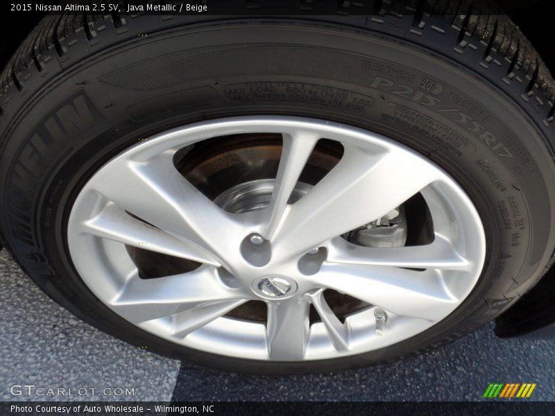 Java Metallic / Beige 2015 Nissan Altima 2.5 SV