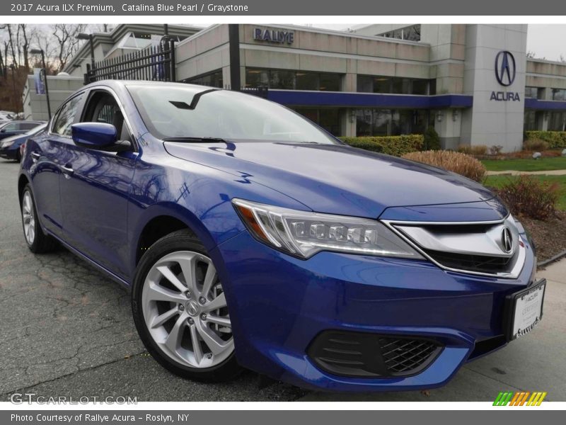 Catalina Blue Pearl / Graystone 2017 Acura ILX Premium
