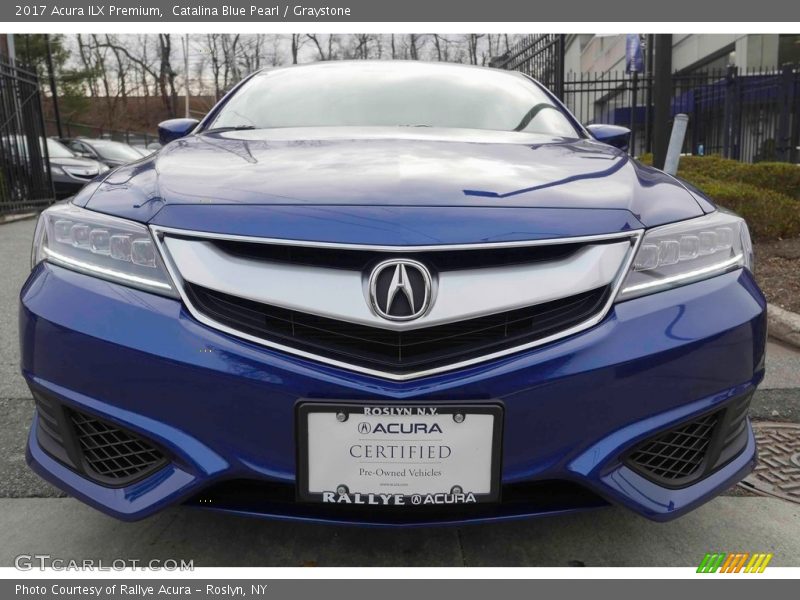 Catalina Blue Pearl / Graystone 2017 Acura ILX Premium