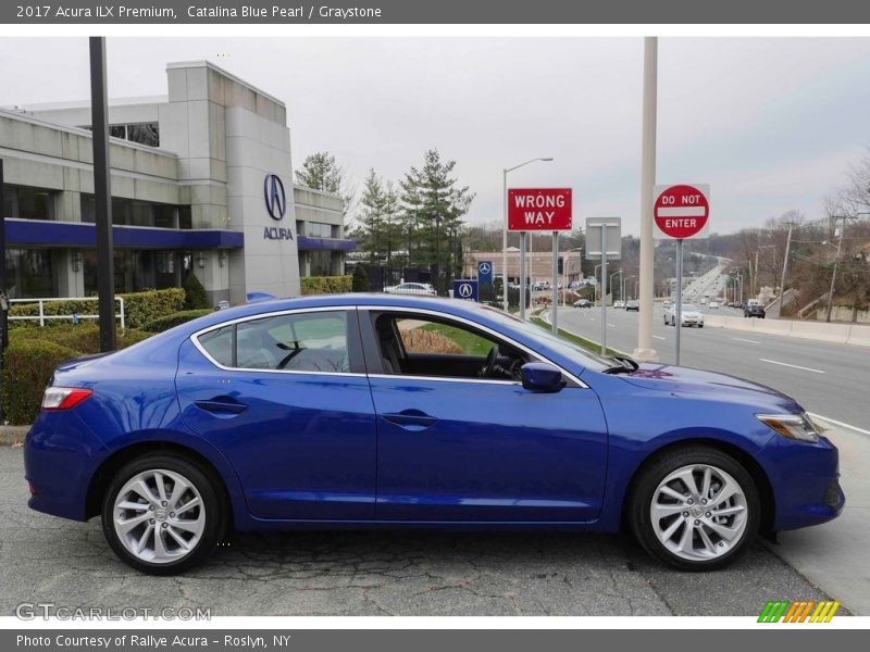 Catalina Blue Pearl / Graystone 2017 Acura ILX Premium