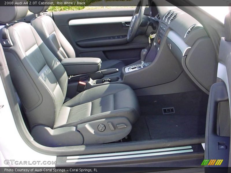 Ibis White / Black 2008 Audi A4 2.0T Cabriolet