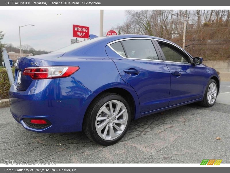 Catalina Blue Pearl / Graystone 2017 Acura ILX Premium