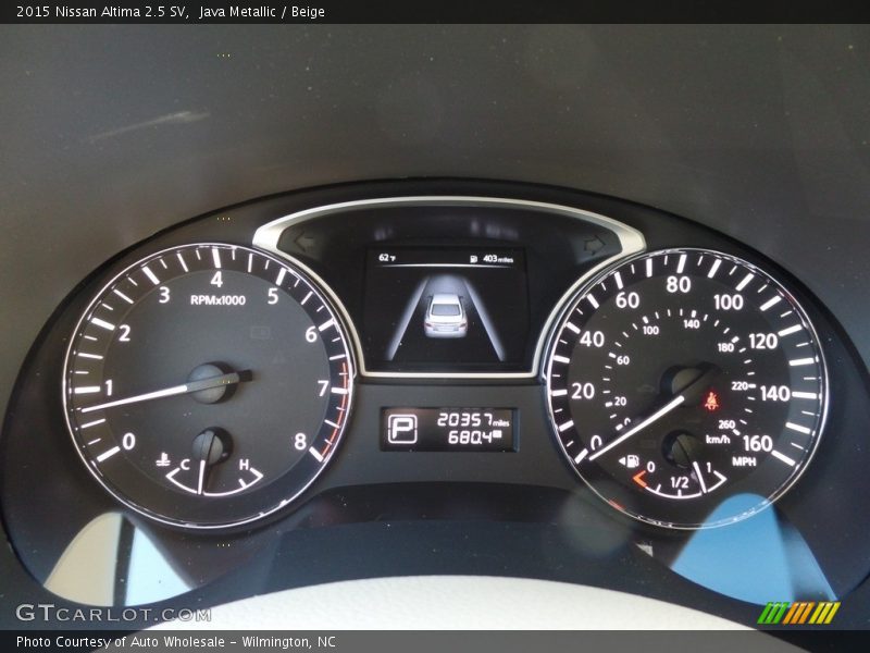 Java Metallic / Beige 2015 Nissan Altima 2.5 SV