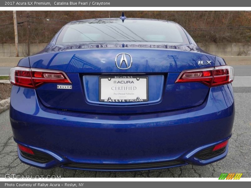 Catalina Blue Pearl / Graystone 2017 Acura ILX Premium