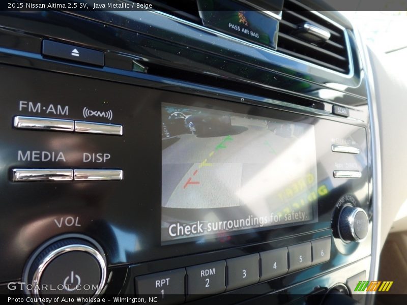 Java Metallic / Beige 2015 Nissan Altima 2.5 SV