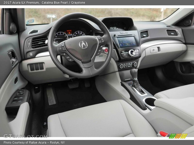 Catalina Blue Pearl / Graystone 2017 Acura ILX Premium