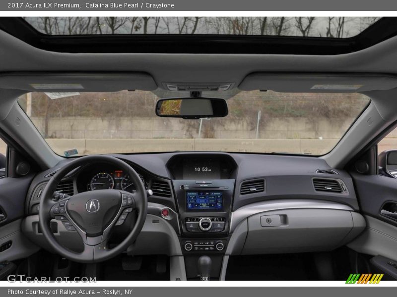 Catalina Blue Pearl / Graystone 2017 Acura ILX Premium